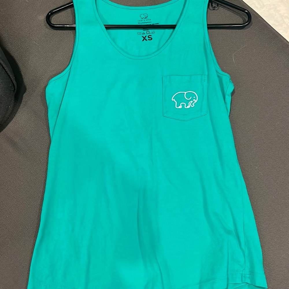 Ivory Ella green tank top